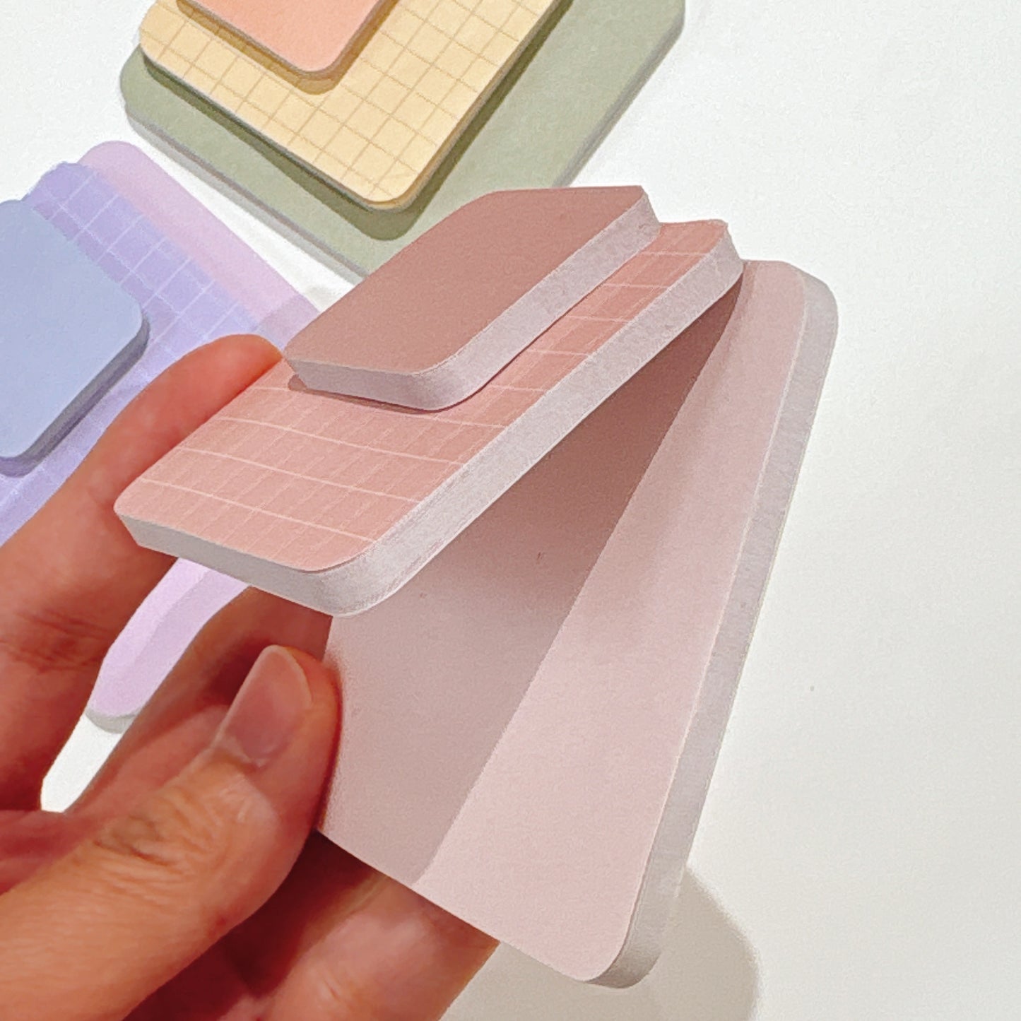 日本 Zabtooon 大中小Tatami 具黏力便條貼 (一本三種尺寸‼️)