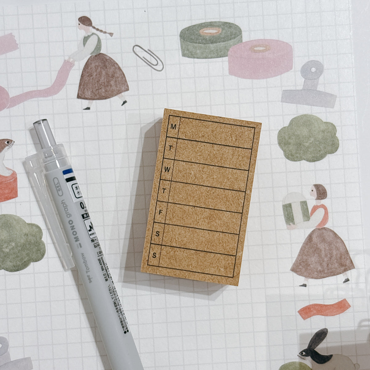 日本 Marche Stamp 印章 - My Weekly Plan