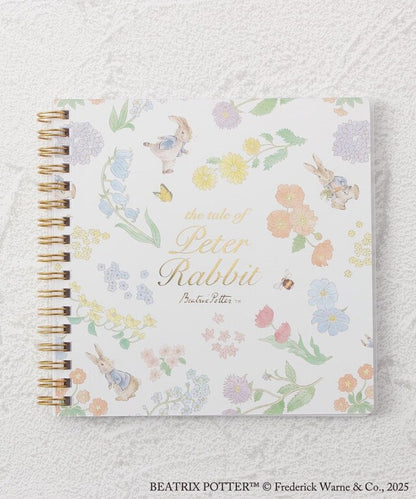 日本Peter Rabbit 彼得兔系列方形筆記簿 - 漫天花草