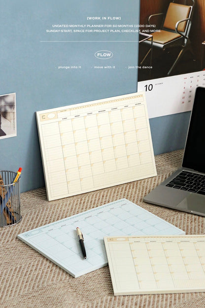 韓國Iconic A4 Monthly Schedule Pad - 50 張