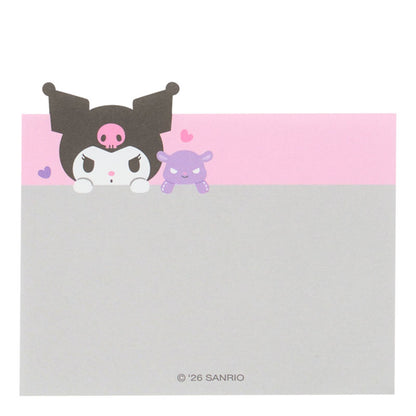 日本Sanrio Characters Kuromi 3 段Memo 便條簿