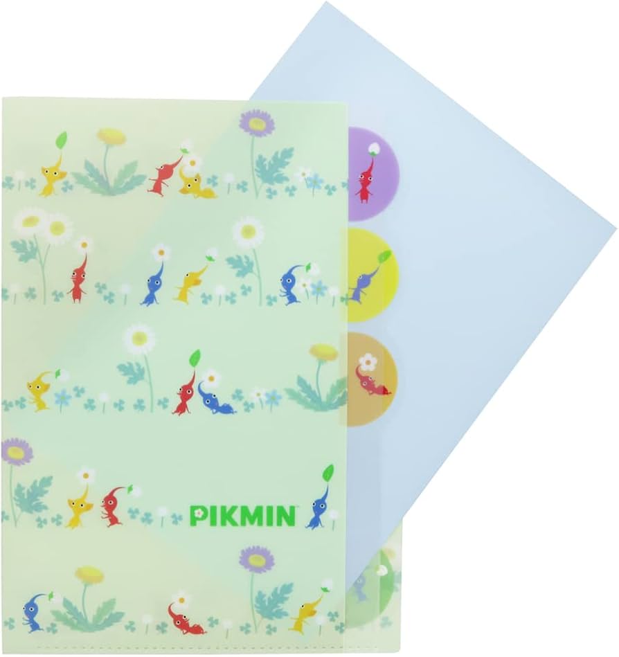 日本任天堂Pikmin 5 Pockets 文件夾 - 兩色可選 💚💙預購貨品