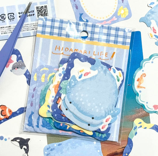 日本Mindwave 可書寫海洋館貼紙包