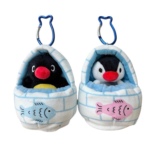韓國Pingu 訂購第二彈減$20 ‼️ Pingu 和Pinga 的冰屋生活毛公仔匙扣 [預購貨品，下單後14天出貨]