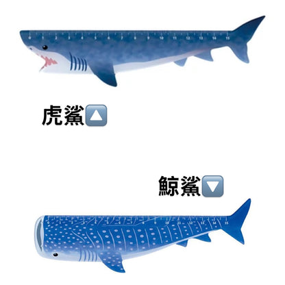 日本 水族館限定 海洋文具  15 cm 間尺