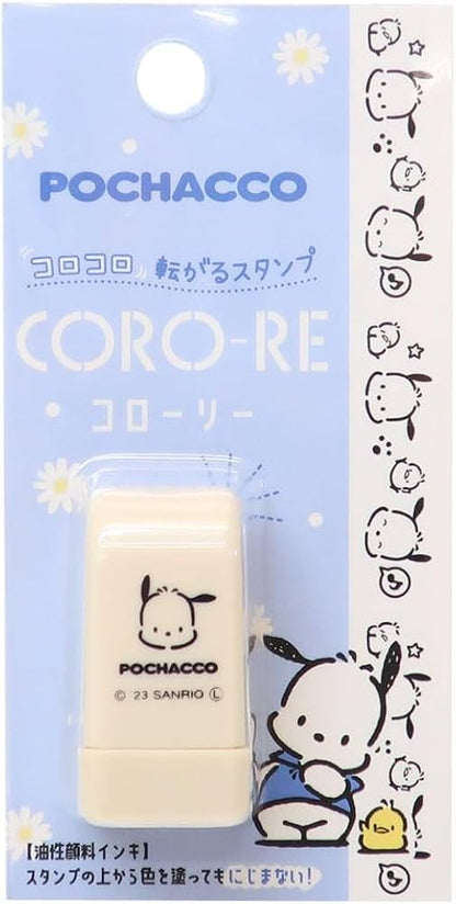 日本Sanrio x Coro-re 滾輪式轆轆印章 - 布甸狗 / Kuromi