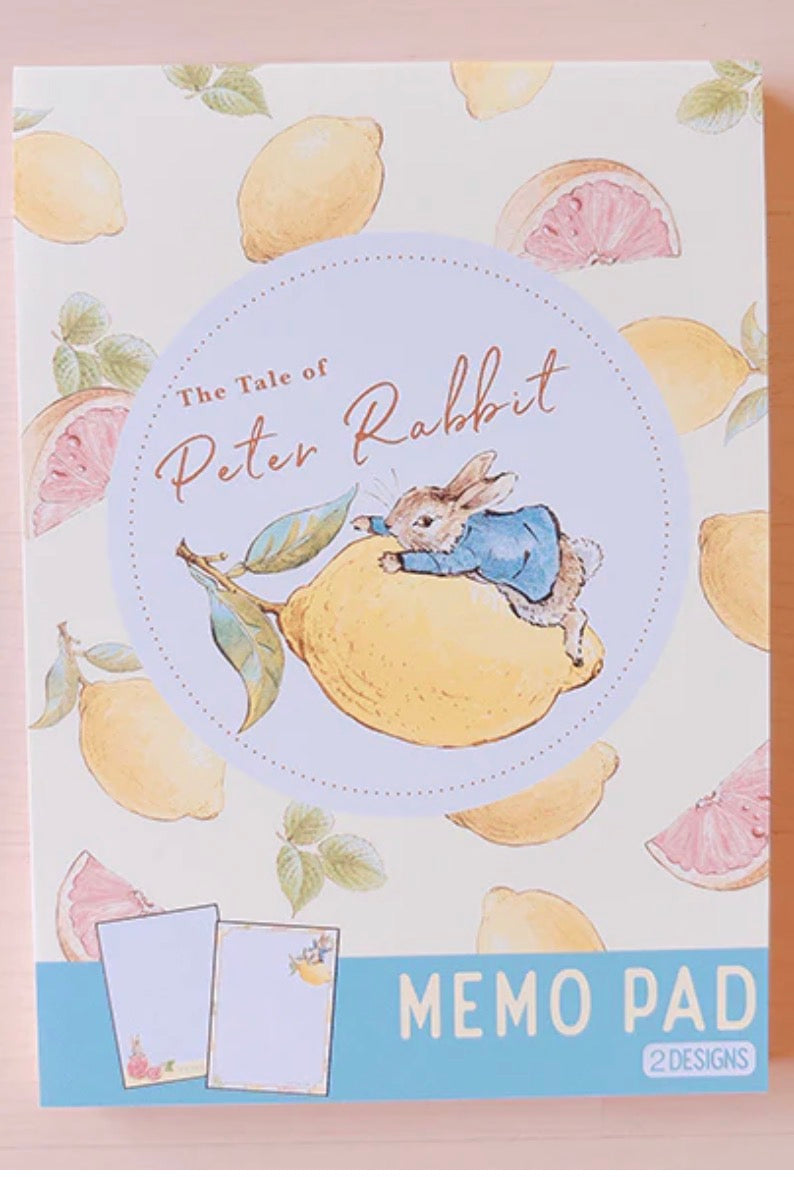 日本Peter Rabbit 彼得兔系列 A6 便條簿