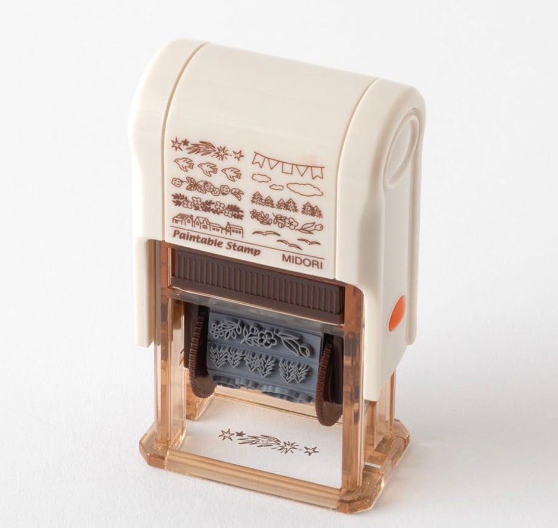 《已有墨水，無需印台》日本Designphil Paintable Stamp : 風景款 ［預購貨品］