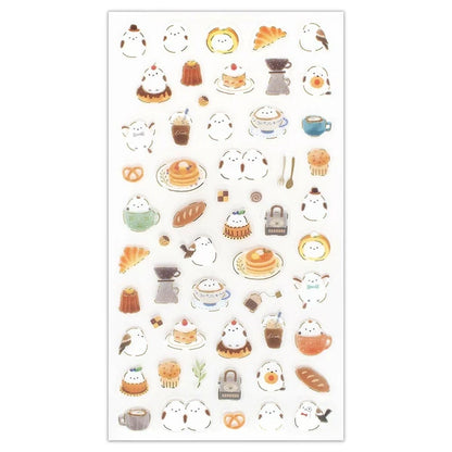 日本NB 可愛小動物系列貼紙 - 雪鳥Cafe