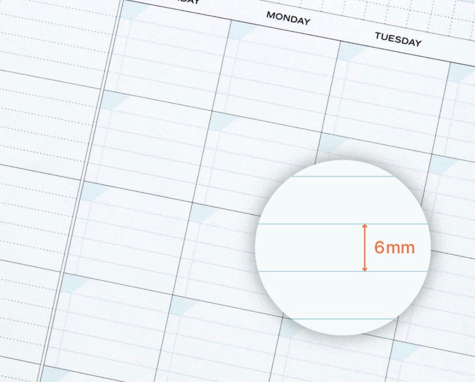 韓國Iconic A4 Monthly Schedule Pad - 50 張
