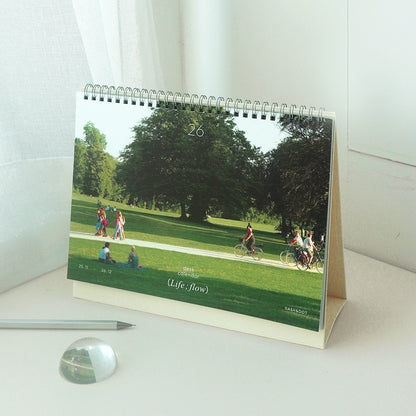 韓國Life in Flow 2026 桌上月曆 [預購貨品，下單後14天出貨]