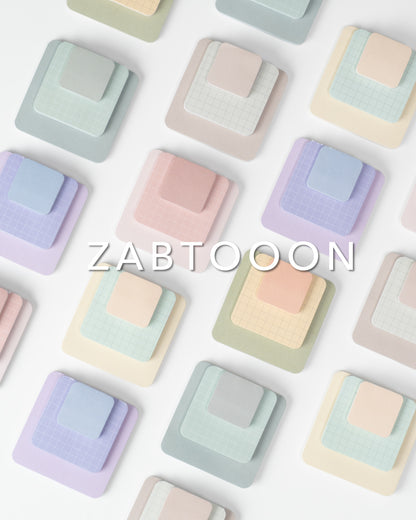 日本 Zabtooon 大中小Tatami 具黏力便條貼 (一本三種尺寸‼️)