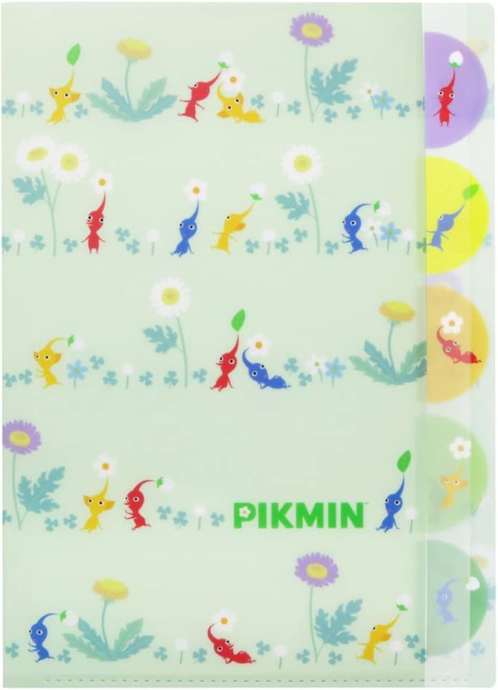 日本任天堂Pikmin 5 Pockets 文件夾 - 兩色可選 💚💙預購貨品