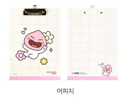 Kakao Friends Family 春植/ Ryan / Apeach A4 Clipboard