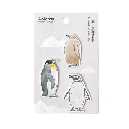 水族館限定 海洋文具 - 企鵝朋友index memo