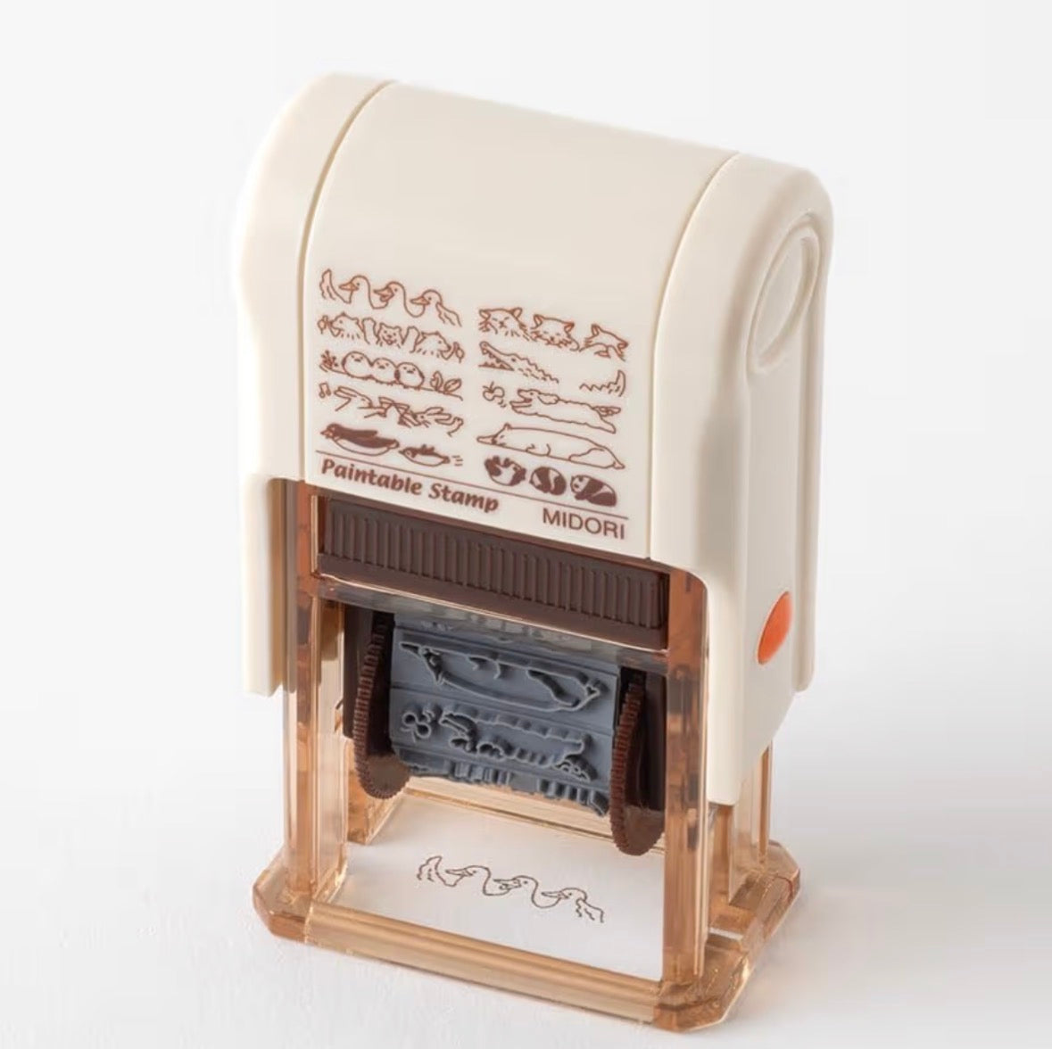 《已有墨水，無需印台》日本Designphil Paintable Stamp : 動物款 ［預購貨品］