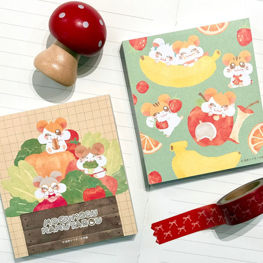 日本哈姆太郎4 圖案100 頁便條簿 - 共2 款