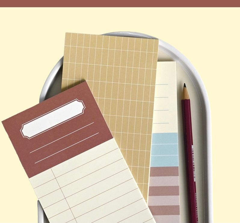 韓國 MONO Paper 便條簿 - Triple memo pad - Brown