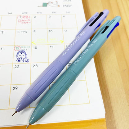 韓國Life Stationery Neo Shine 4色筆 - 全新版