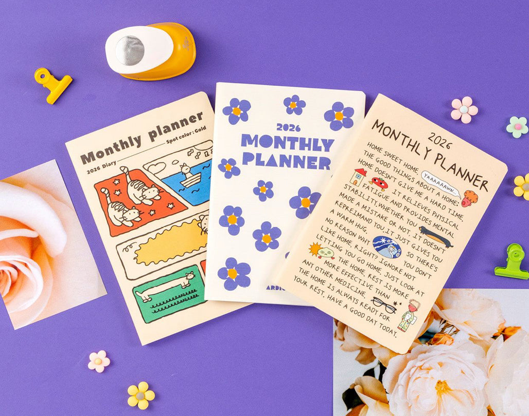 韓國2026 Ardium Monthly Schedule 淨月計劃 - 6 種封面 [預購貨品，下單後14天出貨]