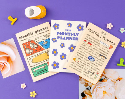 韓國2026 Ardium Monthly Schedule 淨月計劃 - 6 種封面 [預購貨品，下單後14天出貨]