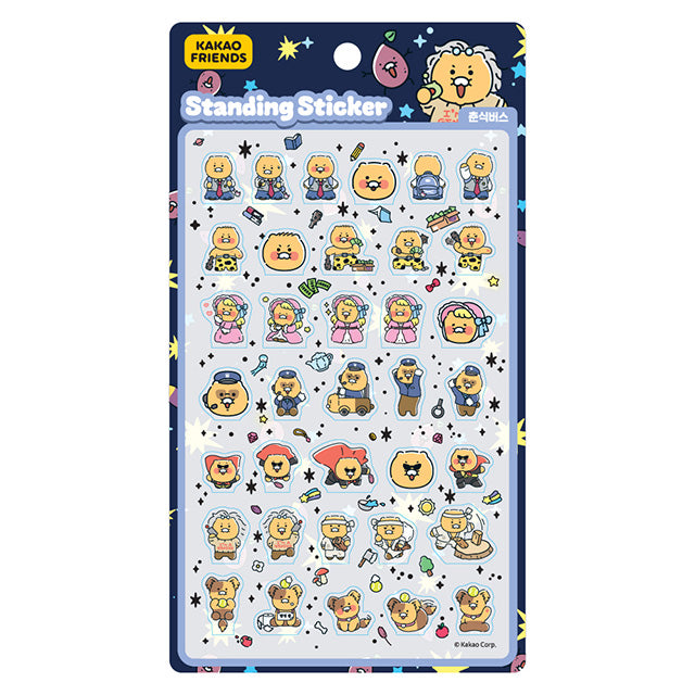韓國 Kakao Friends 春植立體Standing Stickers 貼紙 [ 預購貨品]