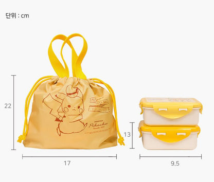 Q 版比卡超Compact Combo Pack食物盒套裝連手抽袋（預購產品）