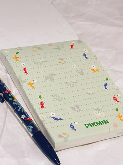 日本任天堂Pikmin A6 便條簿 - 一本有4種設計（兩色可選）* [預購貨品，下單後14天出貨]