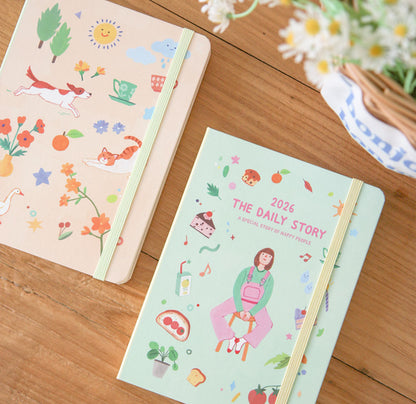 2026 韓國The Daily Story B6 月週計劃Schedule - 兩款封面 [預購貨品，下單後14天出貨]