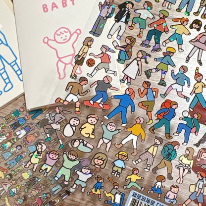 世界生物圖鑑貼紙合集 - 普渡眾生