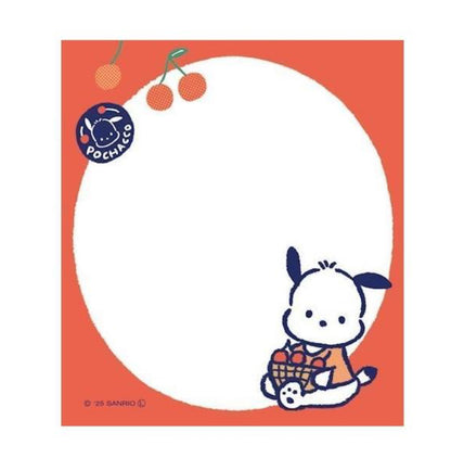 日本Sanrio 經典系列便條簿 - 水果PC 狗 [限量發行]