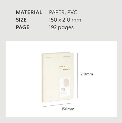 韓國Iconic Office Planner 月周計劃無時效Schedule * [預購貨品，下單後14天出貨]