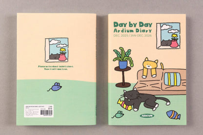 韓國2026 Day by Day Monthly & Daily Schedule 月計劃 + 日計劃 - 宅在家的貓咪 [預購貨品，下單後14天出貨]