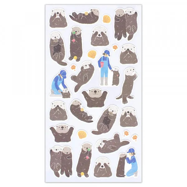 日本Zoo in Animals 小小海獺貼紙