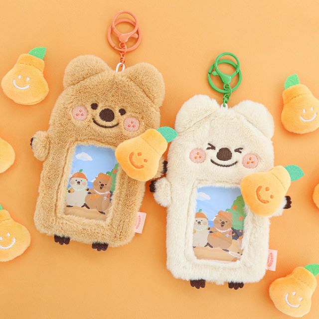 韓國濟洲 Kiki Quokka 濟州柑仔卡套匙扣* [預購貨品，下單後14天出貨]