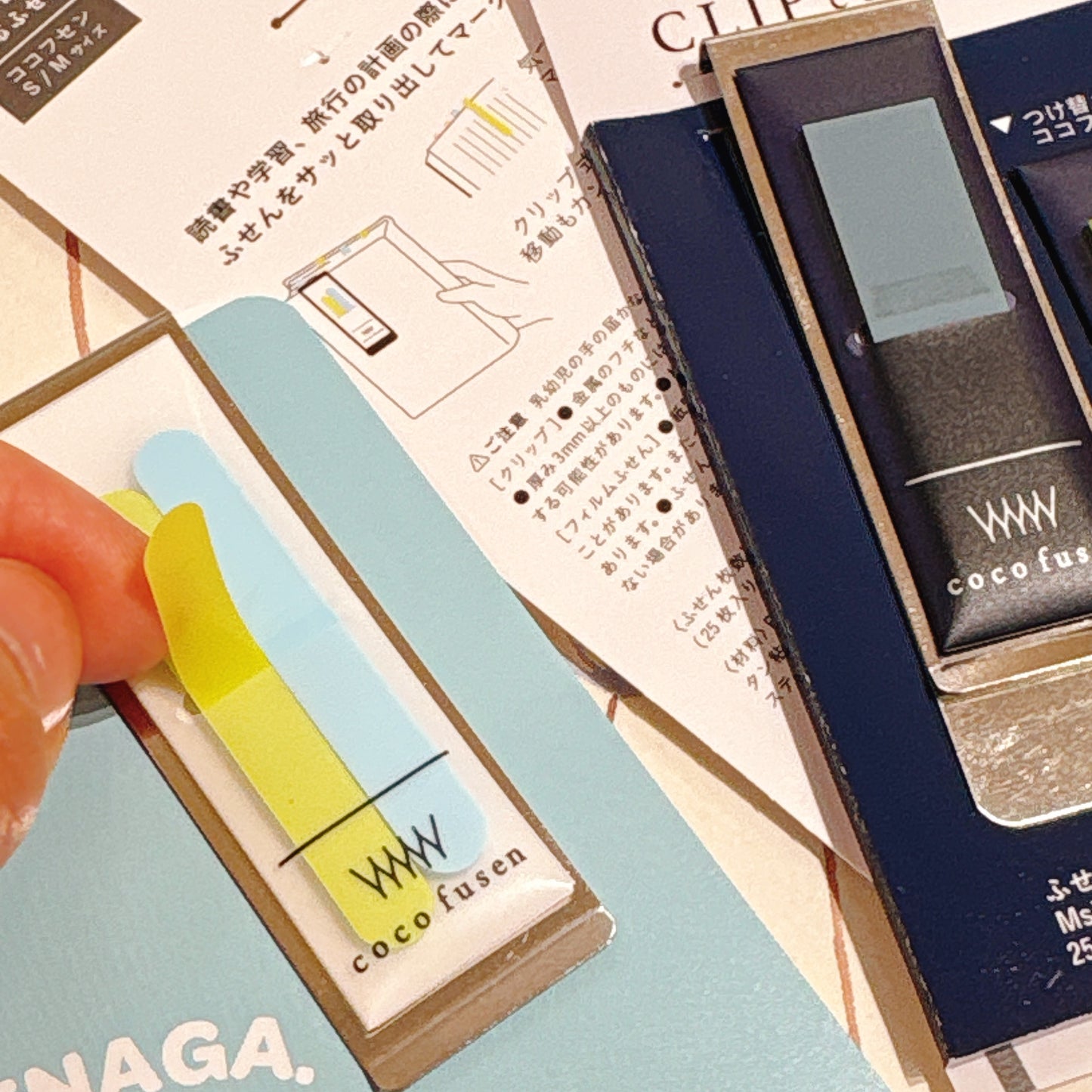 日本 Clip Coco Fusen 書夾型 Index Memo - 2 色選擇