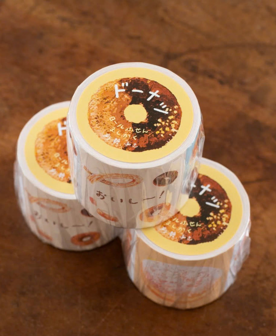 日本Mokuji 老師甜品季節大卷裝貼紙(帶有易撕線）
