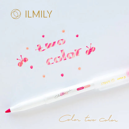 日本 Pilot 限定Ilmily 魔術擦擦變色Dual Color Pen
