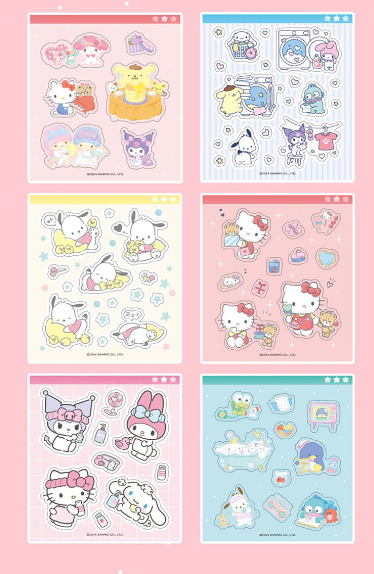 Sanrio Characters Sticker Book Collection 第三彈- Afternoon Time(預購商品)