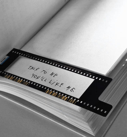 韓國Glen 菲林底片回憶錄透明Bookmark 書簽 - 黑色 / 啡色