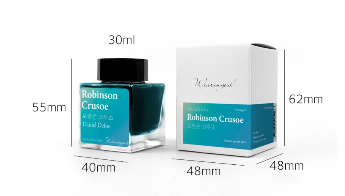 Wearingeul Ink 文學鋼筆墨水 -Robinson Crusoe by Daniel Defoe 30 ml (預購貨品）