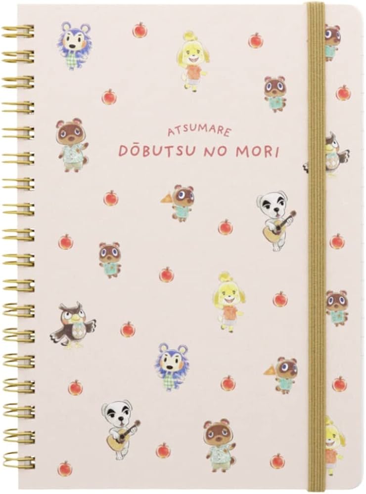 日本動物之森文具系列B6 筆記本 [預購貨品，下單後14天出貨]