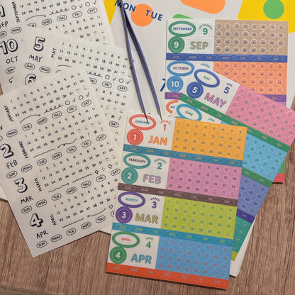 韓國 Diary Date Stickers 日期貼紙