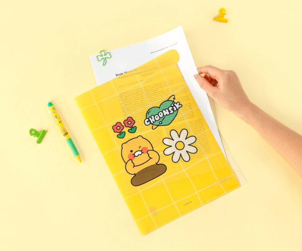 韓國 Kakao Friends 5 Pockets Folder 文件夾 - 春植 / Apeach / Ryan
