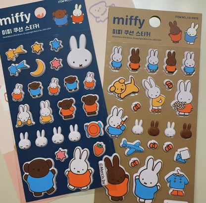 Miffy 軟綿綿貼紙 - 4 色選擇