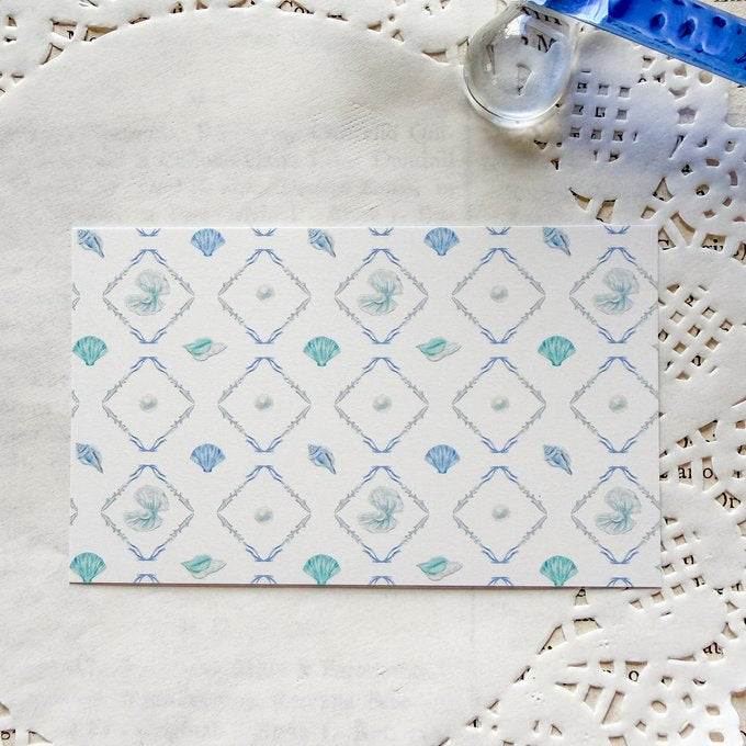 日本Sea Garden Message Card Set - 一套10 張：貝殼 [預購貨品］