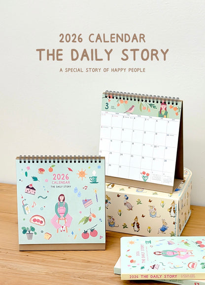 2026 韓國The Daily Story 桌面月曆[預購貨品，下單後14天出貨]