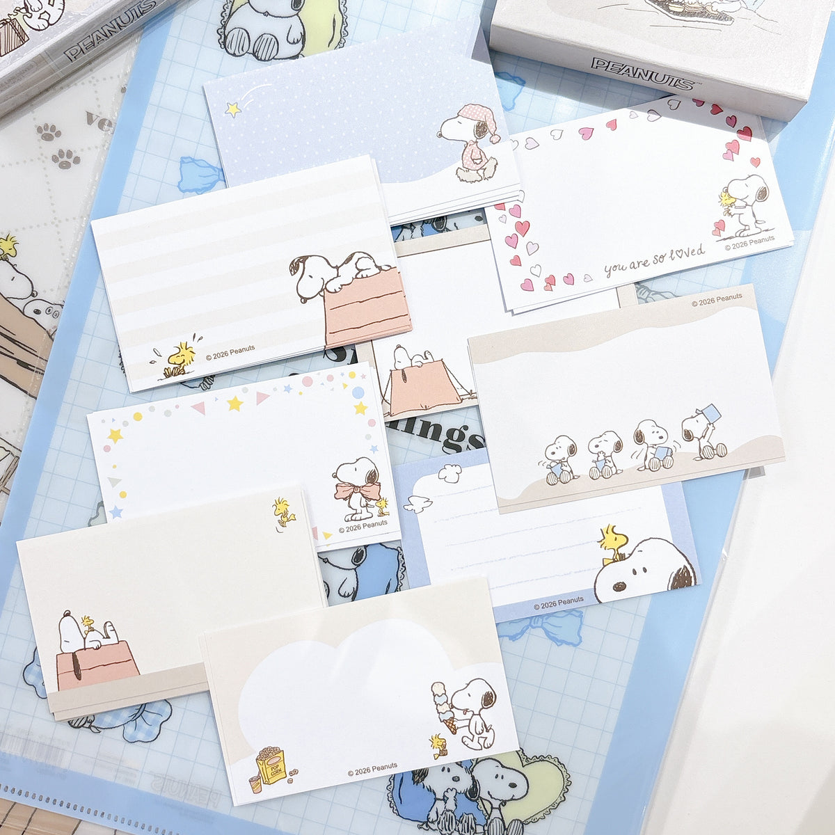Snoopy World 史努比 小小心意 Message Card Set (一盒81張‼️）