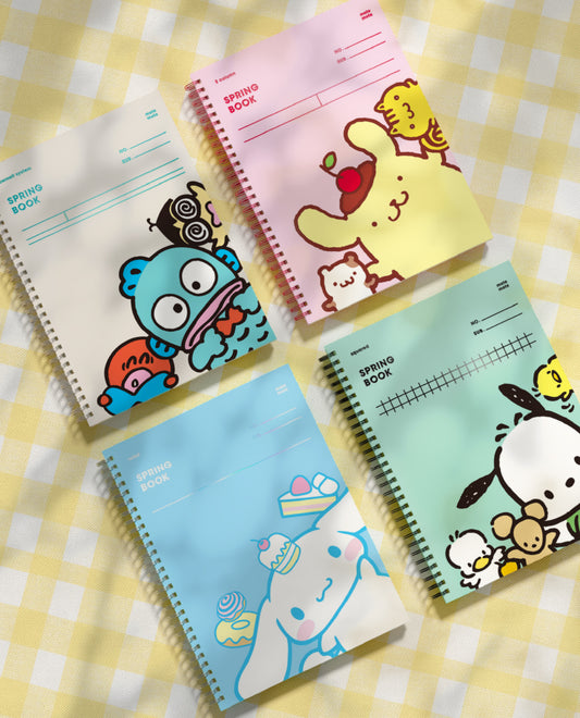 韓國모트 x Sanrio Characters B5 線圈筆記簿 * [預購貨品，下單後14天出貨]
