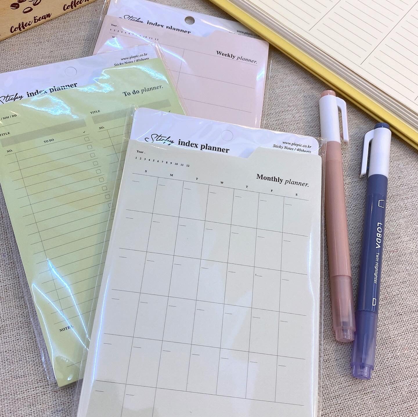 韓國Life Stationery master schedule memo - 具黏貼力